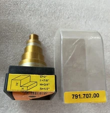 CMT 791.707.00 Collar Set for Rabbeting, 5-Piece, Used