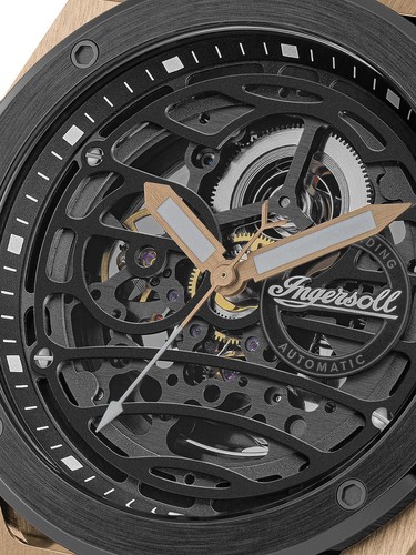Ingersoll I15202 Herrenuhr Springfield Automatik 47mm 5ATM - Bild 4 von 5