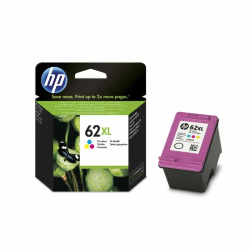 HP 62XL Cartouche Jet d'Encre Multipack - Cyan, Magenta, Jaune (C2P07AE)