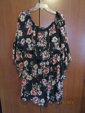 Vibe Peasant Style Dress Juliet Sleeves Sz 2X Polyester & Lined Bust 48 Length33