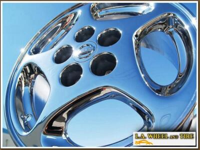 EXCHANGE SET OF 4 NEW CHROME WHEELS FOR NISSAN 300ZX 2+2 OEM 16