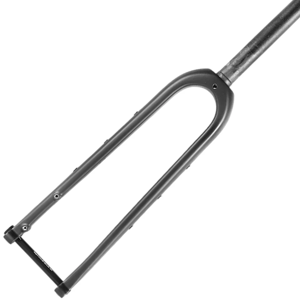 700C Carbon fiber Road CX Gravel Bike Fork 1 1/8 Flat mount Disc Brake Fork - Image 2 of 4
