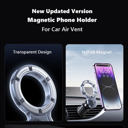360°Car Phone Holder Mount For Magsafe iPhone 16 15 14 13Pro Max Strong Magnetic - Picture 6 of 14