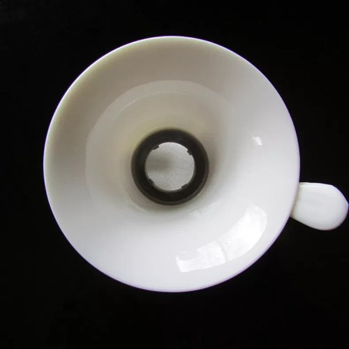Chinese tea accessories porcelain tea filtration & holder hand shape filter net - Picture 2 of 5