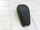 <!--F#f_0-->VE HSV BLACK LEATHER & GREEN STITCHING AUTO GEAR SELECTOR TOP - CLUBSPORT GRANGE<!--F/-->