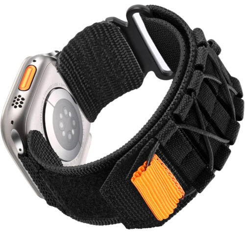 Rugged Military Nylon Strap Band For Apple Watch Ultra 2 Series 10 9 8 7 6 5 4 3 - Picture 7 of 17