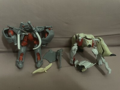 1997 Hasbro Transformers Beast Wars Iron Hide Polar Claw Incomplete For Parts