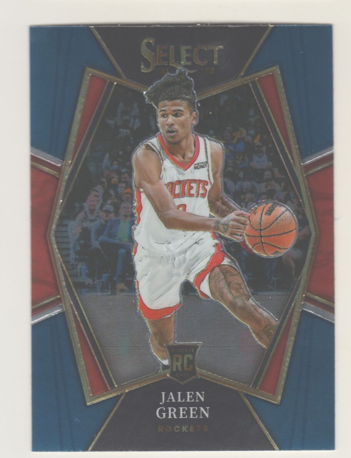 2021-22 Panini Select RETAIL BLUE PREMIER LEVEL #190 JALEN GREEN RC Rookie