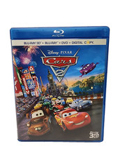 3d Blu-Ray Discs Cars 2 With 5 Separate Discs Digital Copy Not Included