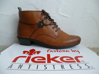 Rieker Boots Ankle Boots Lace-up Boots Shoes Brown Y0742