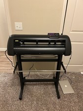 24" Vinyl Cutter Machine Cutting Plotter w/ LCD Screen Automatic Edge Inspection