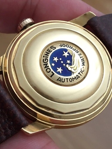 Vintage 35mm Longines Conquest Automatic 18k Rose Gold - Picture 9 of 12