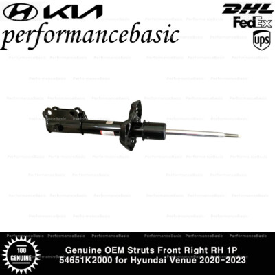 Genuine OEM Struts Front Right RH 1P 54651K2000 for Hyundai Venue 2020 ...