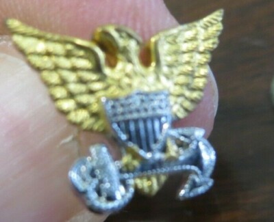 U.S.COAST GUARD OFFICER  SERVICE PIN 13 STARS AMERICAN EAGLE ANCHOR MILITARY PIN