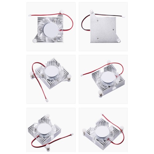 Reliable Aluminum Heat Sink Cooling Fan for OrangePi 5Plus Heat Dissipation - Picture 3 of 8