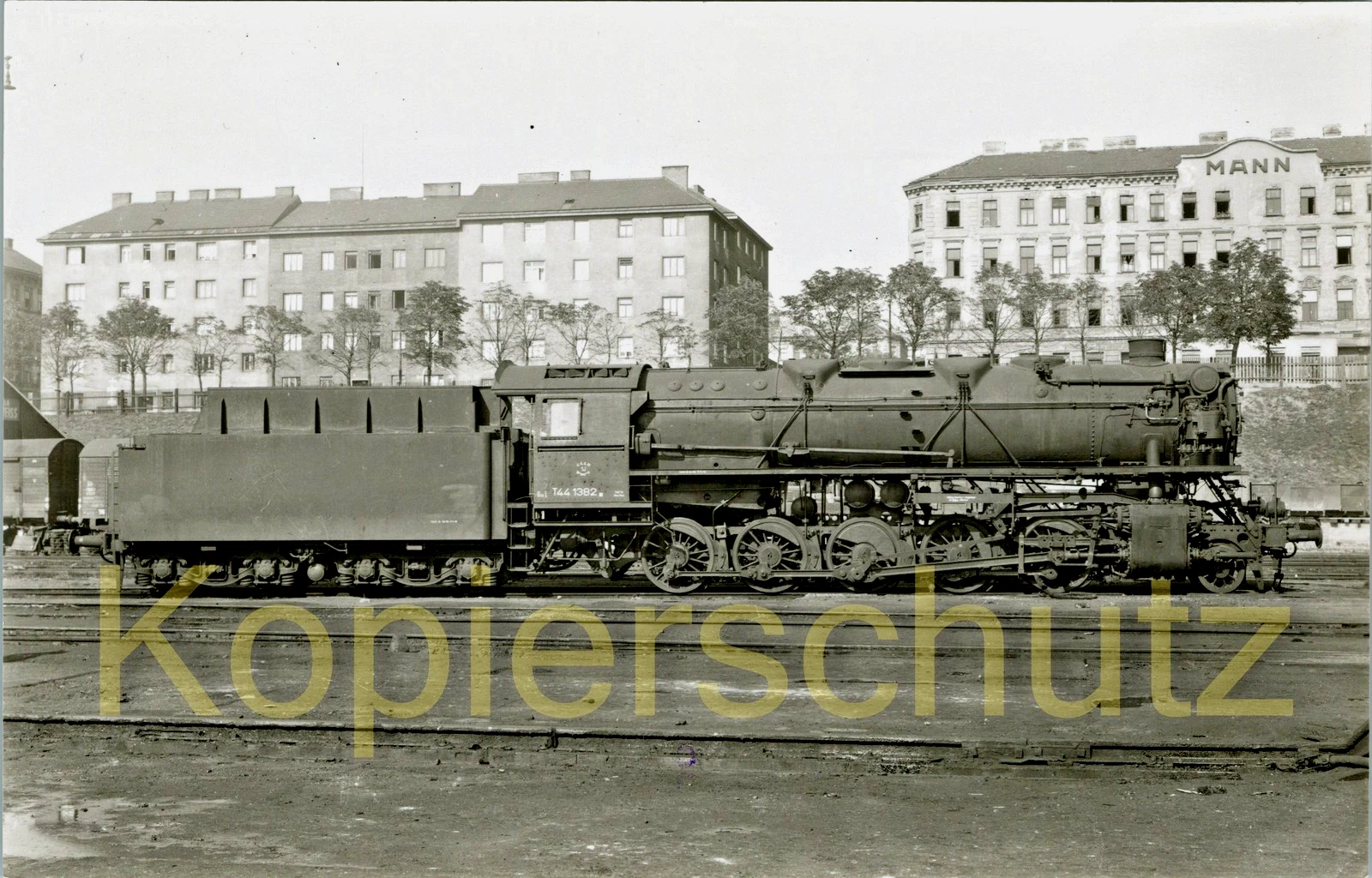 Foto - BBÖ T 44 1382 in Wien West 1948, Zell - Bild 1 von 1