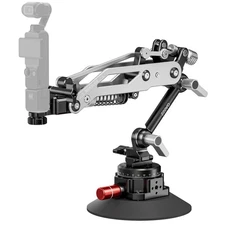 NEEWER GA022D Vacuum Car Mount for DJI/Insta360/GoPro - Hydraulic Arm, 500g Load