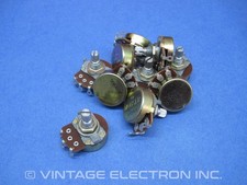  10 Alpha AUDIO TAPER Control Pot 100K Ohm 100KOhm A100K Potentiometer  Nut 
