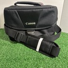 Canon Dslr Camera Bag Black Carry Case Adjustable Strap Photography Euc