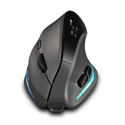 zelotes Bluetooth Wireless Maus mit Display, 4000DPI, 2-in-1 (BT... 