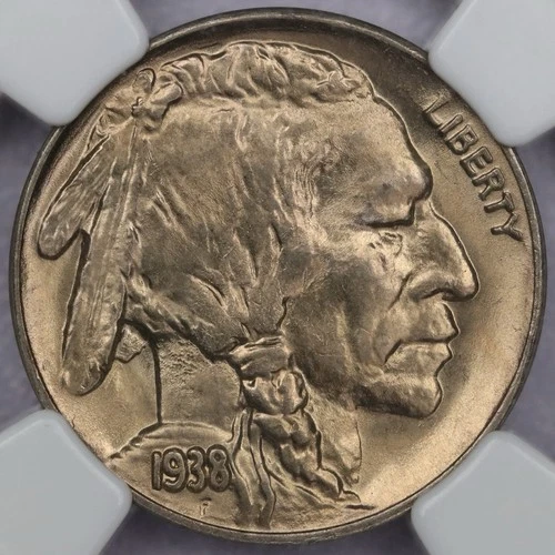 1938-D 5c Buffalo Nickel - NGC MS 67