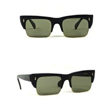 RARE SQUARED CLASSIC ROCKABILLY SUNGLASSES VINTAGE ITALY MID-CENTURY UNISEX 50s