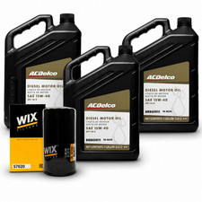 ACDelco 10-9214 15W40 Diesel Oil Change Kit +...