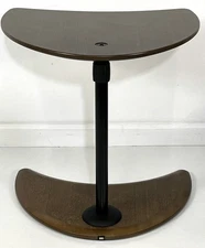 Ekornes Stressless Walnut Height Adjustable Alpha Table with USB Connection