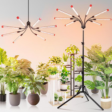 72W LED Grow Light with Tripod Stand  Timer for Indoor Plants - Big Coverage