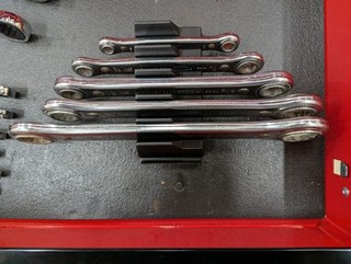 Proto USA 5pc 12 Pt Ratcheting Box End Wrench Set