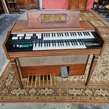 VINTAGE 20TH CENTURY CONSOLE ELECTRONIC ORGAN EXCELLENT CONDITION