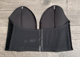 Ann Summers Santiago Black Corset 12-14 Medium Basque Brand New Tags RRP &pound;22