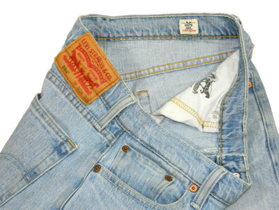 Men's Levi's Jeans 504 Regular Straight White Oak Tag 30x32 measured size 30x31