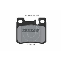 Textar BremsbeläGe Hinten FüR Mercedes-Benz Saloon E-Klasse Coupe