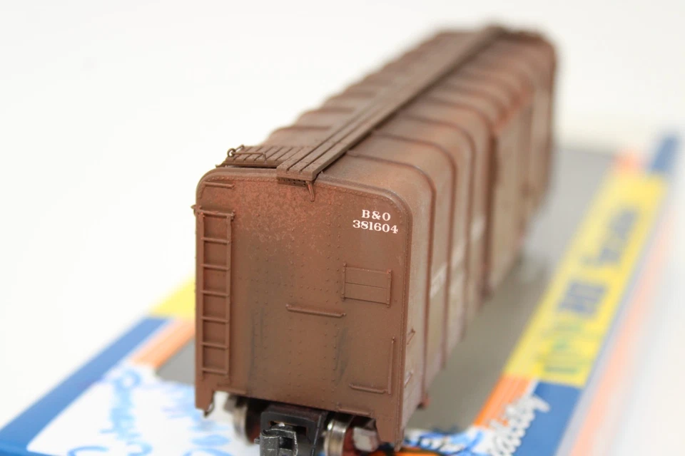 Fox Valley Models HO B&O Baltimore Ohio Capitol Early Wagontop Box Car Weathered - Image 4 of 4