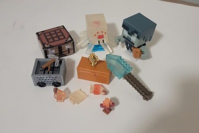  MEGA RARE Treasure X Minecraft Invisible Spider & REAL GOLD Dipped Carrot Set
