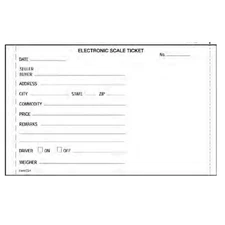 Rice Lake 20265 Electronic Truck Scale Tickets for SP2200, SP2000, RL250 & EL500