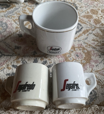 Segafredo Zanetti  Espresso Cups, Three