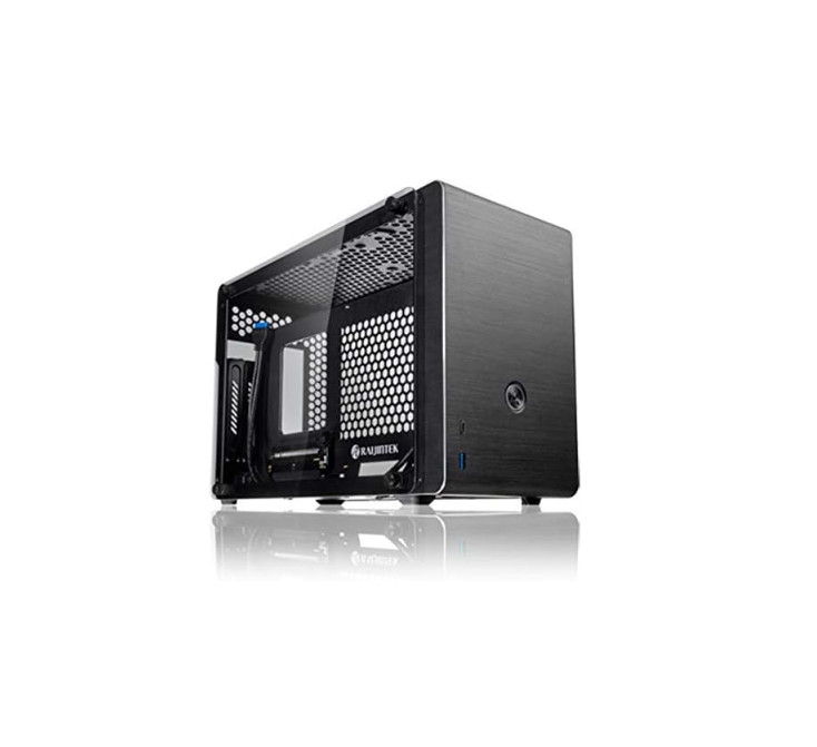 Boîtier PC Mini-ITX RAIJINTEK Ophion en aluminium et verre trempé pour setup gaming compact