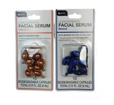 B Pure Concentrated Vitamin C Facial Serum + Retinol Serum 20 Total