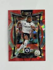 2024-25 Panini Select Premier League Terrace Adama Traore Red Cracked Ice Prizm