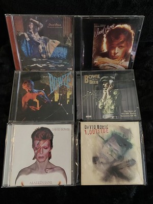 David Bowie CD Lot 7 Discs Aladdin Sane Young Americans Let's Dance Beeb