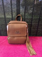 Steve Madden Women's Brown Medium Backpack With Long Tassel Charm