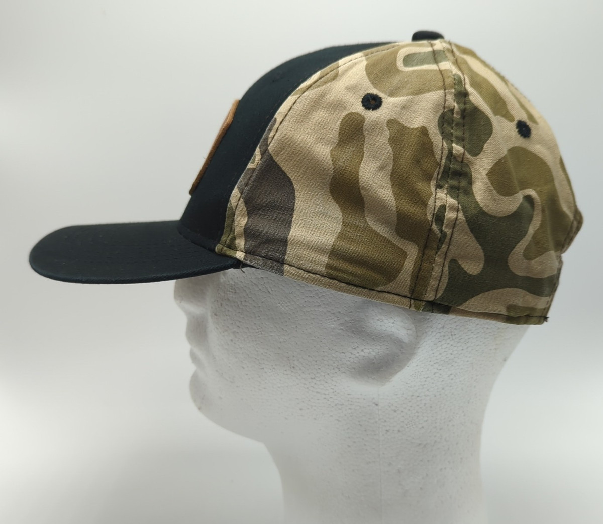 Black Sheep Sporting Goods hat black and camouflage adjustable snapback cap View 3