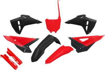UFO Body Kit - FENDER  Black/Red - Fits Honda - 2025-2026 CRF250F CRF450F