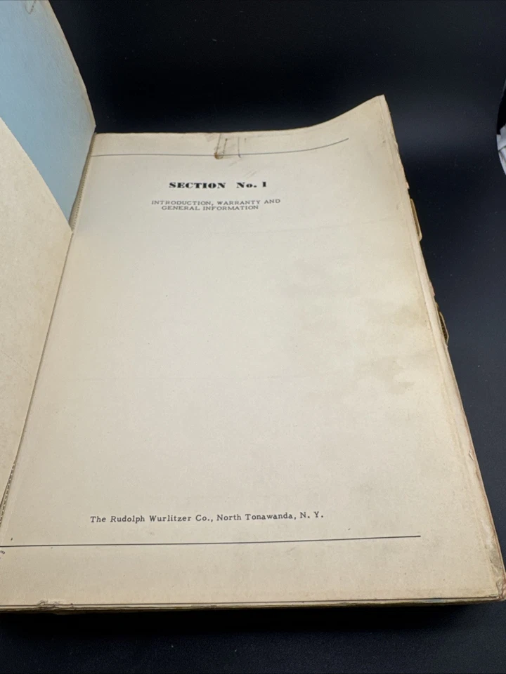 Wurlitzer Jukebox Service Manual Vol. 1  - Image 4 of 4
