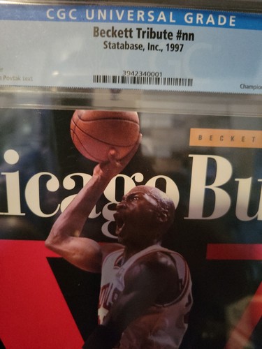 Michael Jordan CGC 9.8 1997 Champions Beckett Tribute Newsstand magazine POP 1 - Picture 2 of 4