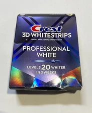 Crest 3D Whitestrips Professional White 20 Treatments, NEW FREE SHIP 01/27 0038