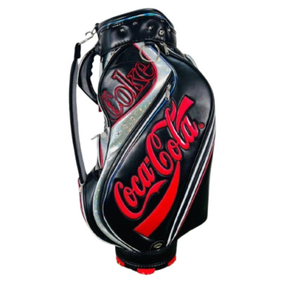 Coca Cola Coke Ständer Golfschlägertasche Caddie Caddy schwarz 9,0 für 47,5 Zoll