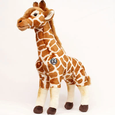 KUSCHELTIERE.BIZ Giraffe Kuscheltier 55 cm hoch Netzgiraffe Steppengiraffe Plüsch * MELMET